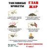Топливные брикеты Главжар (упаковка на 30 порций)