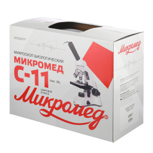 Микроскоп биологический Микромед С-11 (вар. 3B) цифровой в кейсе