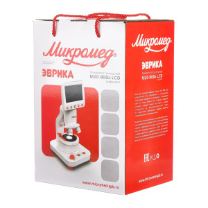 Микроскоп школьный Эврика M20 800х LCD цифровой Микроскоп школьный Эврика M20 800х LCD цифровой