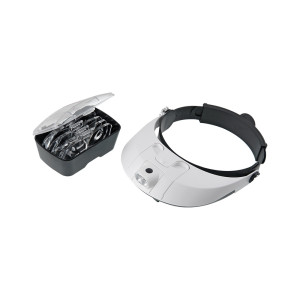 Лупа Veber 81001-G (лупа налобная с подсветкой) Лупа Veber 81001-G (лупа налобная с подсветкой)