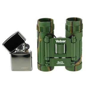 Бинокль Veber Sport БН 8x21 камуфлированный Бинокль Veber Sport БН 8x21 камуфлированный