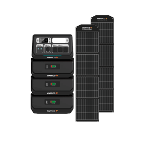 Солнечный генератор WATTICO HOME 2200 MAX NEW + 3 ШТ HOME BATTERY MAX NEW + 2 ШТ ULTRASOLAR 300S2