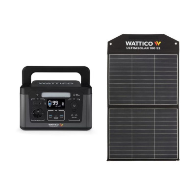 СОЛНЕЧНЫЙ ГЕНЕРАТОР WATTICO CAMP 600 LITE + ULTRASOLAR 100S2